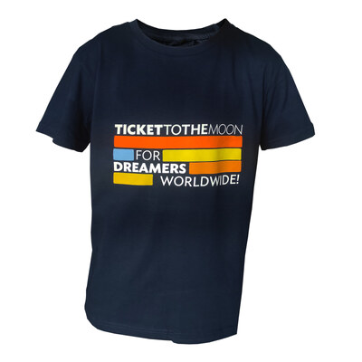 Ticket To The Moon T-shirt sötétkék Ticket To The Moon T-shirt sötétkék