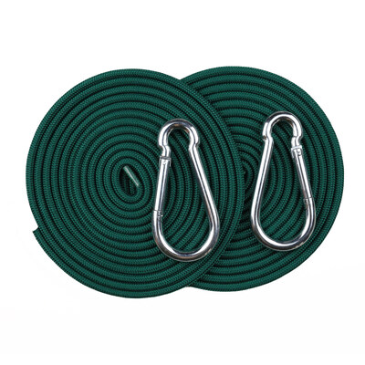 Függőágy rögzítő szett sötétzöld kötéllel Függőágy rögzítő szett sötétzöld kötéllel