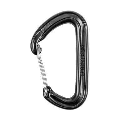 Ocún Hawk drótnyelvű karabiner [egy db] antracit